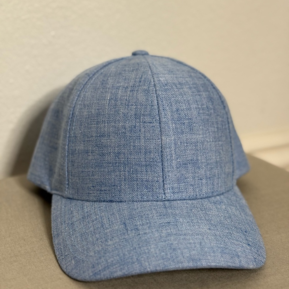 Varsity Linen Cap (Blue)